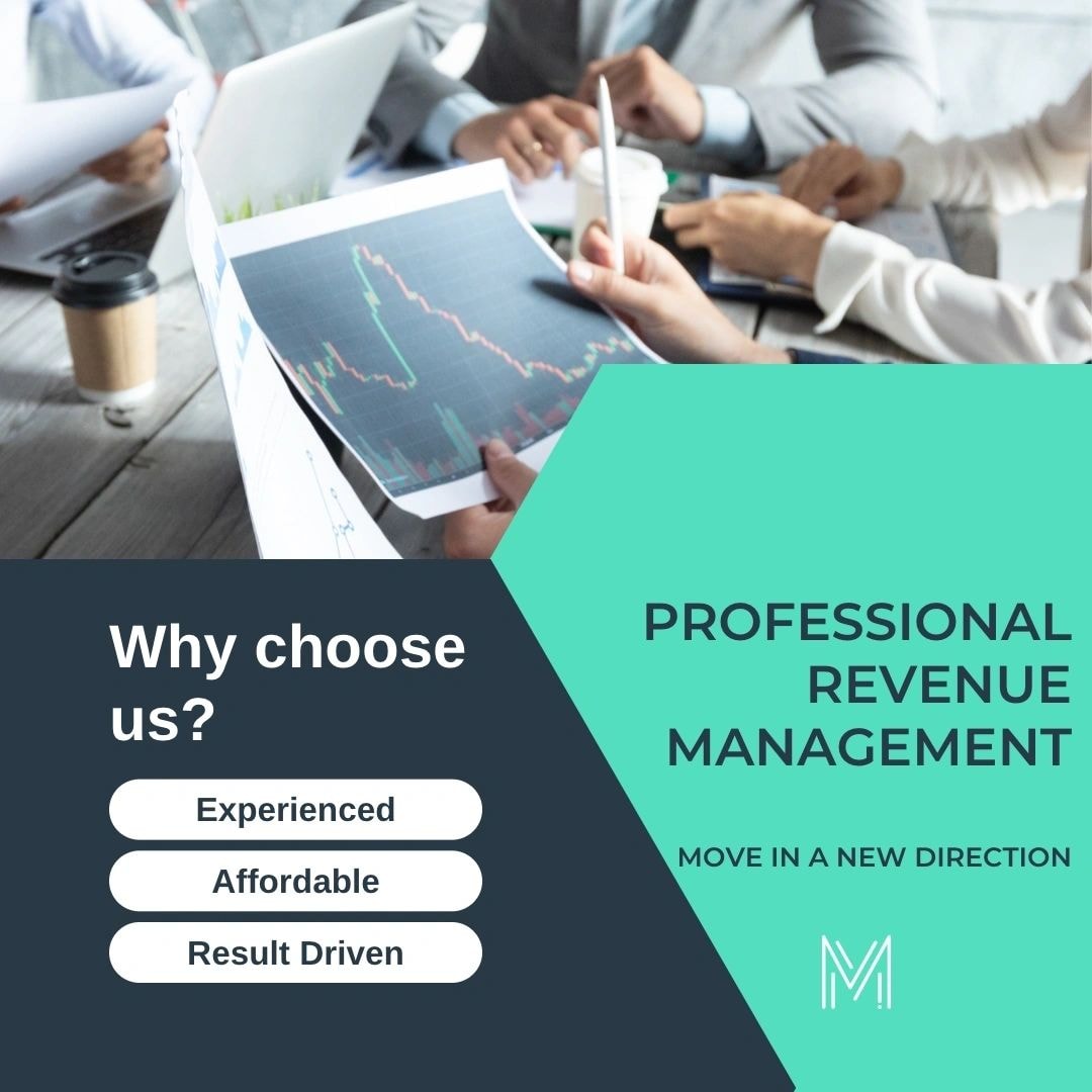 Hotel revenue management team reviewing performance data and pricing strategy